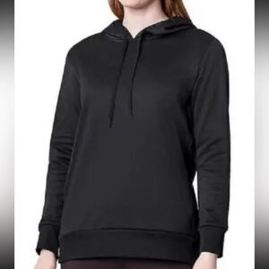 🔥 Mondetta Ladies' Moisture Wicking Fleeced Hoodie, Gull black sz M Mew